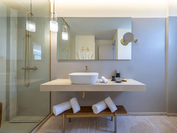 Bathroom 5, Aulus Chania All-Inclusive Resort, Curio Collection by Hilton - Adults Only, Crete