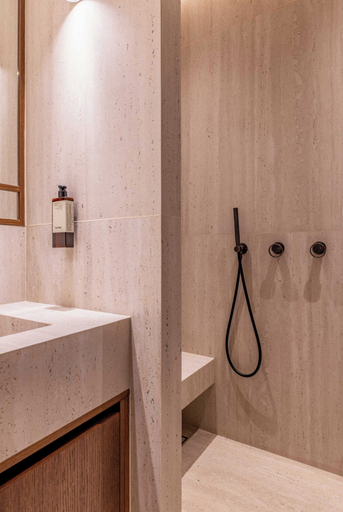 Bathroom 1, Luxury A/C Apt - 6p/3bdr - Arc de Triomphe, Paris