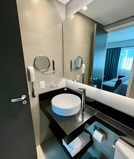 Bathroom 5, Flat particular no hotel M. Ibirapuera em Moema, São Paulo