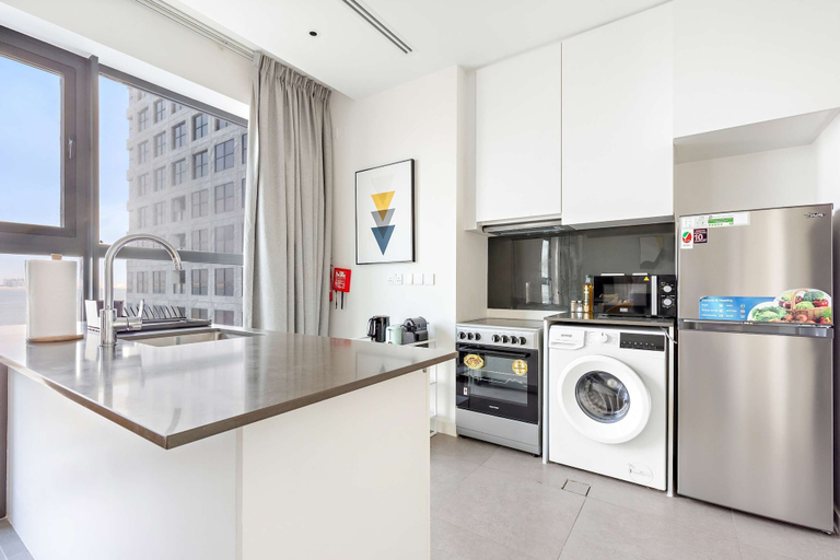 Room 4, Silkhaus Sea View Studio in Pixel Private Beach, Abu Dhabi City