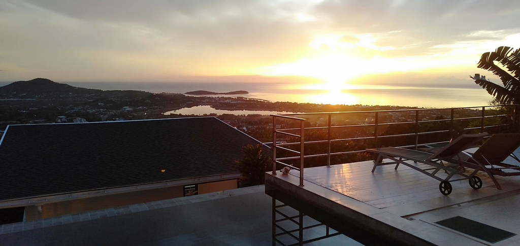 Sundeck, Great Sea view Mountain Villa, Ko Samui