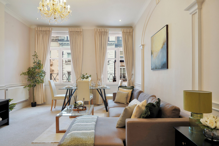 Living area 2, Hertford Flat 12, London
