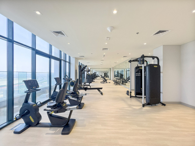 Room 3, Silkhaus Chic Studio Skyline View MBR City, Dubai