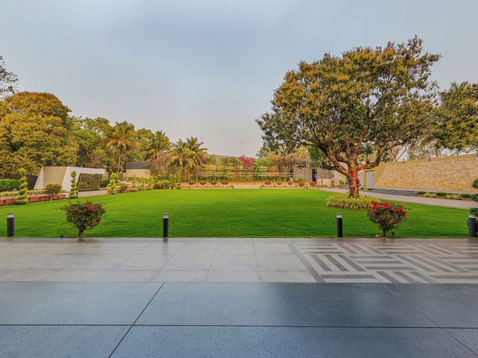 Property grounds, Woodrose Banquets and Hotel, Belgaum