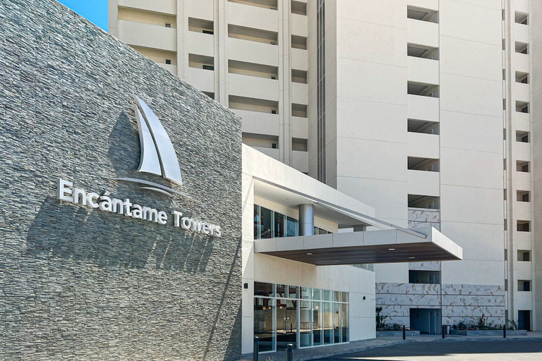 Exterior detail, Relax and Splash in Paradise Encantame Towers C 1703, Puerto Peñasco