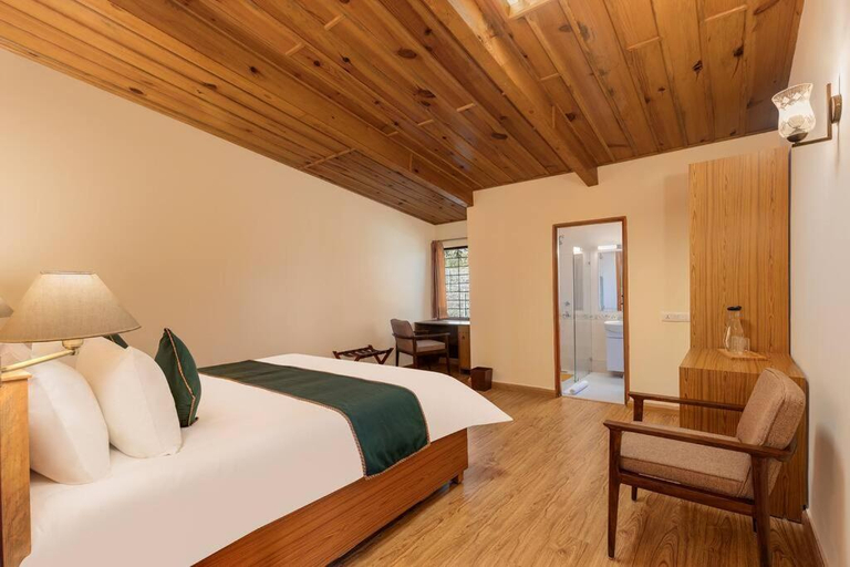 Bedroom 2, Lions Den Estate 7 BD Ramgarh serviced Villa BBQ, Nainital