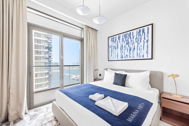 Room 5, Silkhaus Chic Seaview 1bdr Marina Vista Tower, Dubai