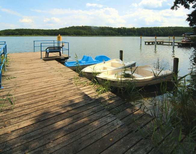 View from property 3, Blockhauser am Fahrsee, Templin, Uckermark