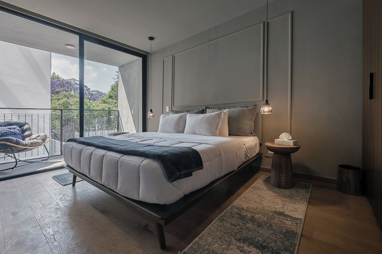 Room 2, Indigo Veracruz Roma norte Apt 1B I 1B, Mexico City