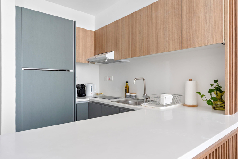 Room 2, Silkhaus Modern 1BR in Oasis Masdar City Park, Abu Dhabi City