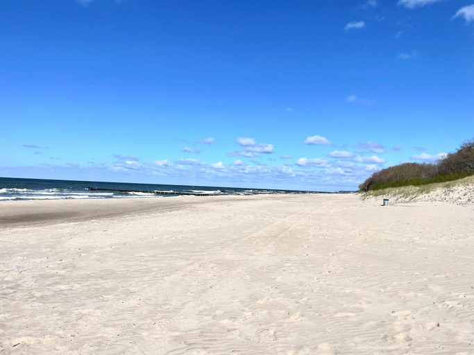 View from property 5, Holiday Cottages Right on the Beach, Kołobrzeg