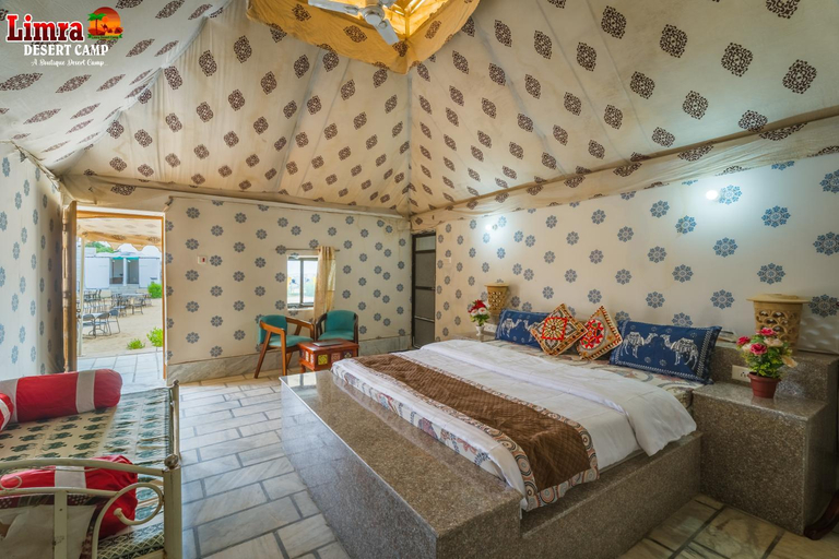 Bedroom 3, Limra Desert Camp With Swimming Pool, Jaisalmer