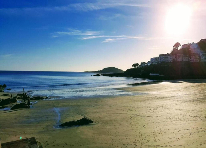 View from property 4, Sunset Caravan by Belvilla, Cornwall