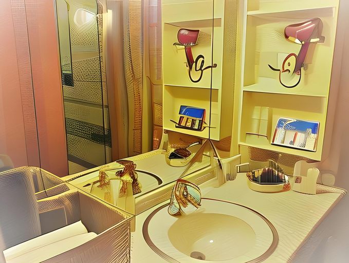 Bathroom 3, Hotel Route One, Osaka