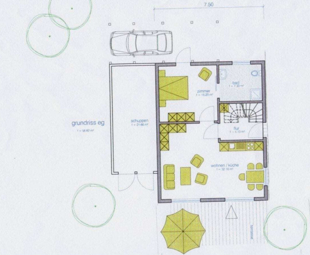 Floor plan, Pongratz Comfortable Holiday Residence, Mecklenburgische Seenplatte