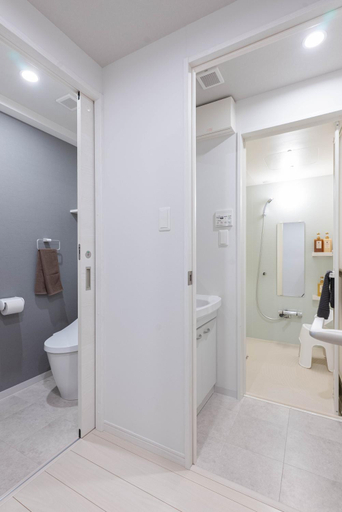 Bathroom 2, Ekimae apartment, Fukuoka