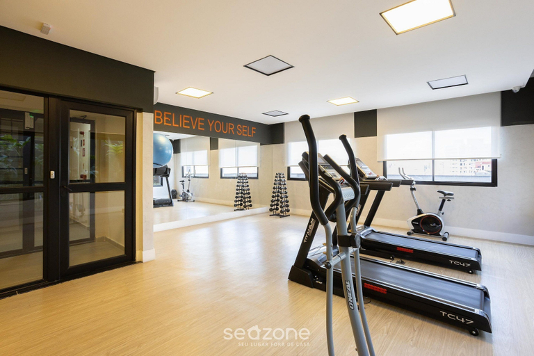 Gym 5, Studios in Build. w/ Pool in Bela Vista SP - Sncs, São Paulo
