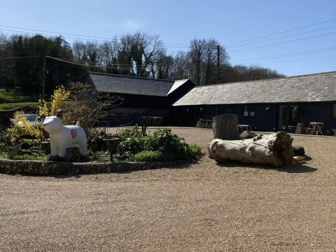 View from property 5, Peaceful Family Retreat in Kent Downs, Kent