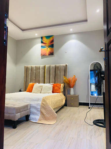 Bedroom, J&S apartments kisaasi kyanja road, Kampala