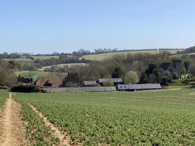 View from property 3, Peaceful Family Retreat in Kent Downs, Kent