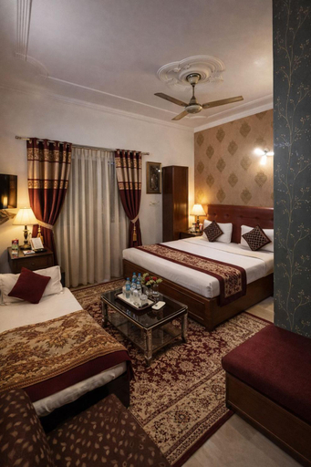 Bedroom 3, The Super Residency - Near Nizamuddin Markaz & Auliya Dargha, Delhi