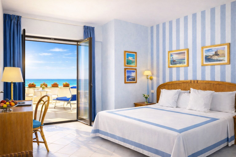 Bedroom 3, Hotel Del Levante, Brindisi