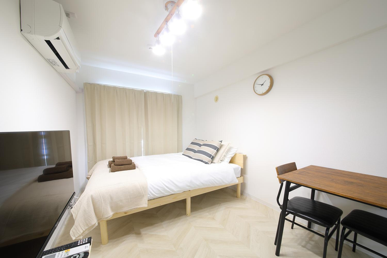 Bedroom 2, シティアヴェニュー旭町 - 札幌の学園前駅から徒歩6分 - コンパクトな快適ステイ, Sapporo