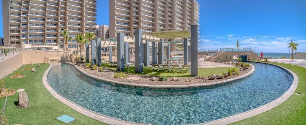 Pool 4, Las Palomas 1BR 1BA Luxury Ocean View, Puerto Peñasco