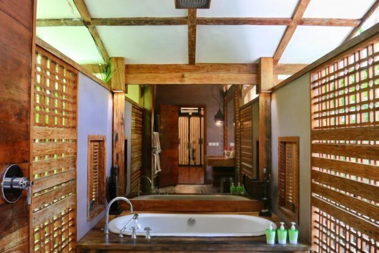 Bathroom, Villa Bhuvana with Private Swimming Pool, Lombok