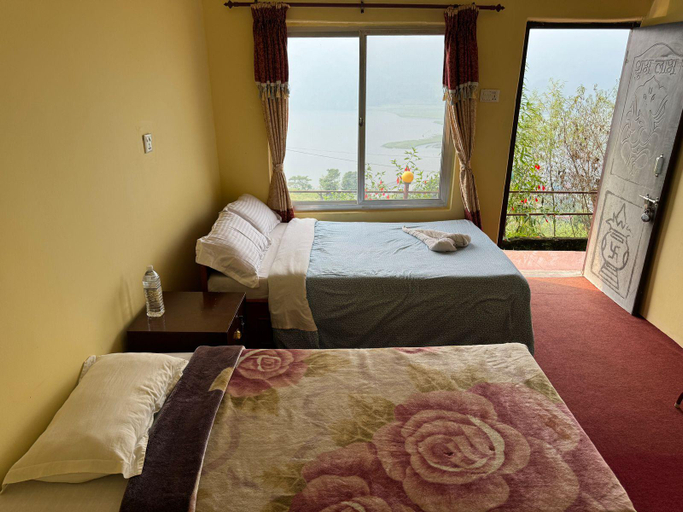 Bedroom 2, Fewa View Cottage Yoga Retreat Pokhara, Gandaki
