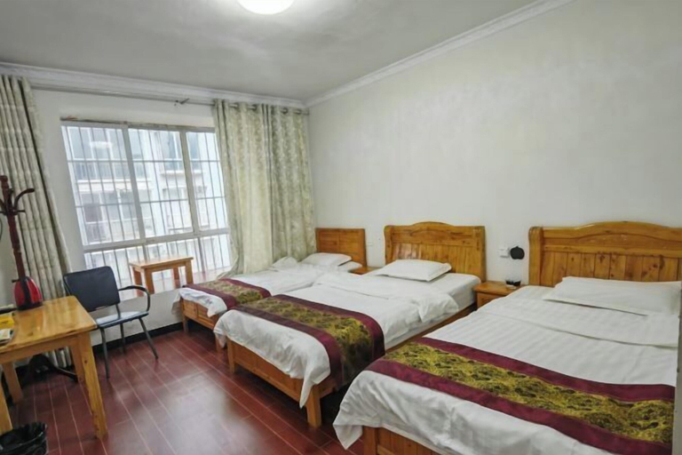 Bedroom 2, Qingya Inn on the West Grand Canyon Hot Spring, Zhaotong