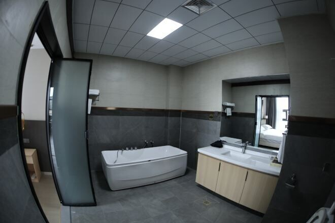Bathroom, Fenghuangtai Holiday Hotel Junan Lingang Development Zone, Linyi