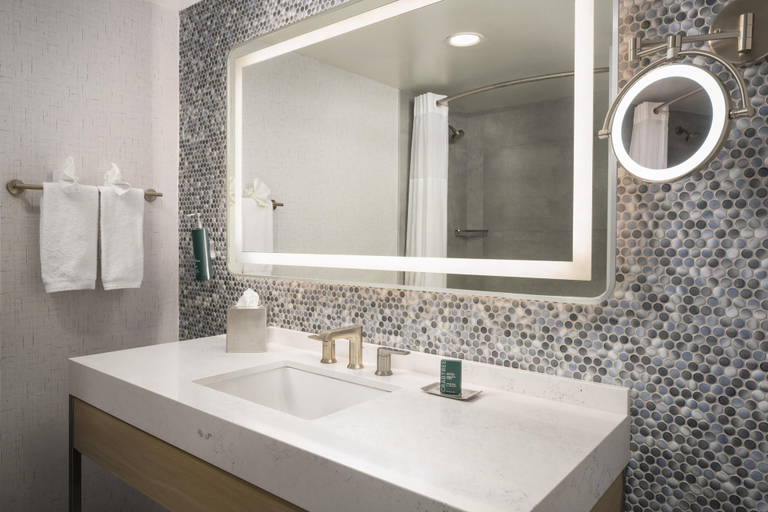 Bathroom 5, DoubleTree by Hilton Fort Lee - George Washington Bridge, Bergen
