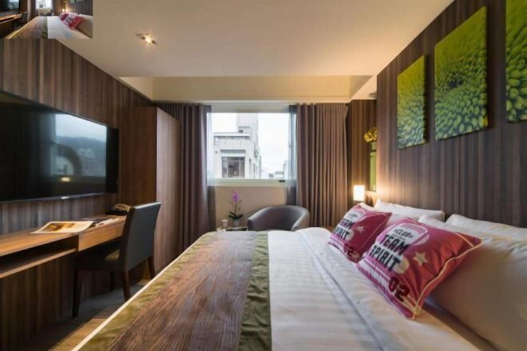 Bedroom 4, Huada Hotel, Taipei City