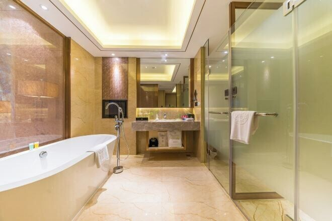 Bathroom 4, Rich Forex Hotel, Foshan
