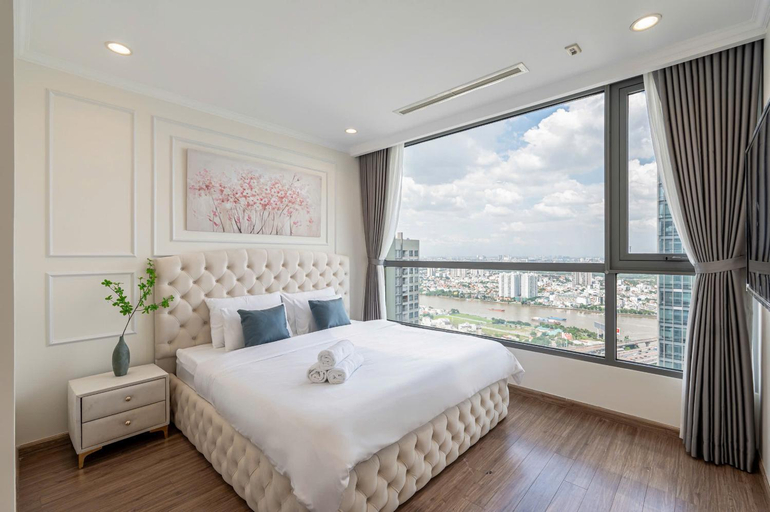 Bedroom 2, Stunning Landmark 81 View Apartment in Vinhomes CentralPark Saigon, Bình Thạnh