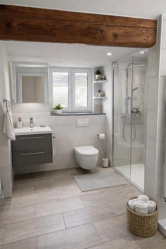Bathroom 3, Römercastell Wirtshaus & Hotel, Eichstätt