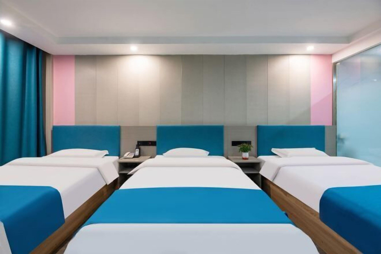 Bedroom 3, Lanting Hotel (Liaocheng Wanda Plaza Branch), Liaocheng