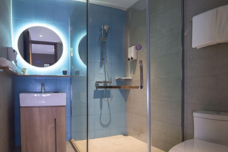 Bathroom 4, Homeinn Paibo · Yun Hotel (Wuhu Wanzhi Xinwu Economic Development Zone), Wuhu
