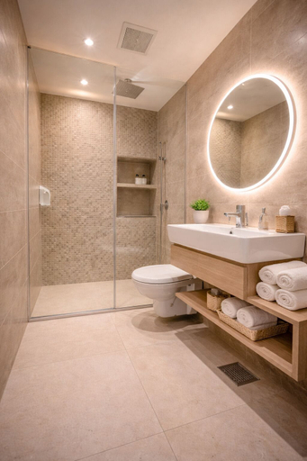 Bathroom 3, Viaje Hotel Downtown Cairo, 'Abdin