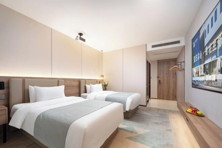 Bedroom 3, Skyscraper Hotel (Wenling Jingyuan Branch), Taizhou