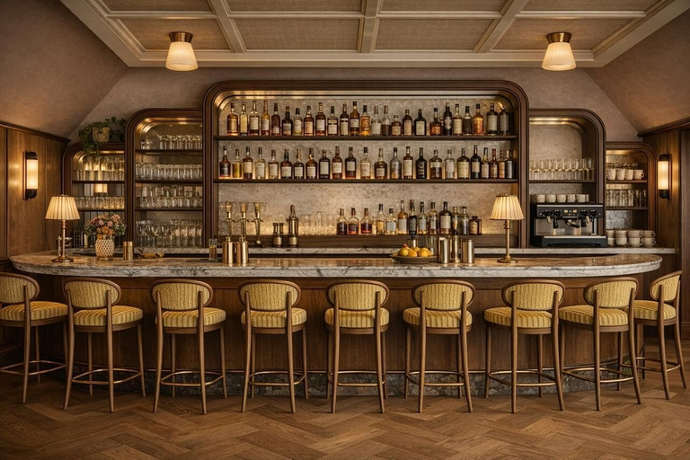 Bar (on property), Florès Boutique Hotel, Zwolle
