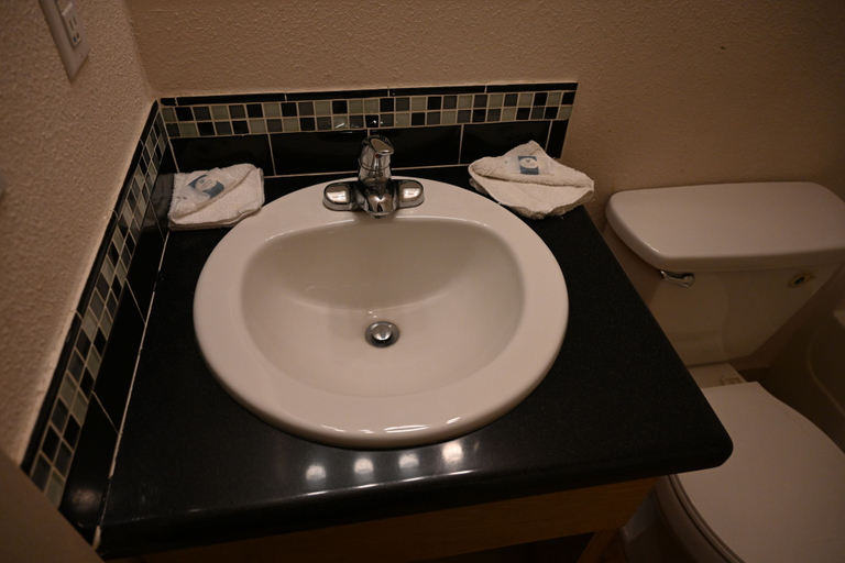 Bathroom 4, Airport Motel, Franklin