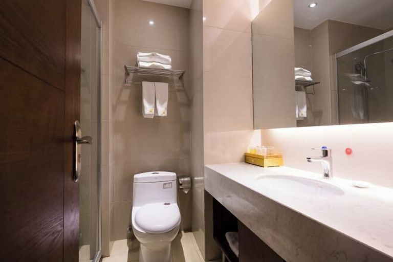 Bathroom 4, Jingxin Hotel, Yuxi