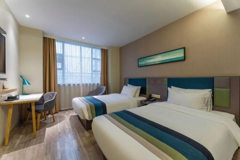 Bedroom 3, Homeinn Ripple Yun Hotel (Shiyan Chezhan Road), Shiyan