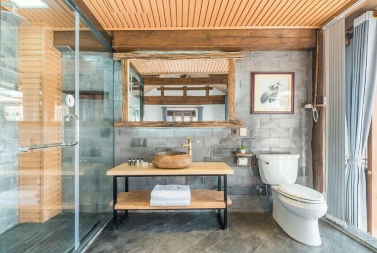 Bathroom 4, Liaoshe Garden Hotel, Dali Bai