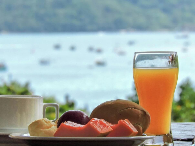 Breakfast meal, Pousada Porto Belo, Porto Belo