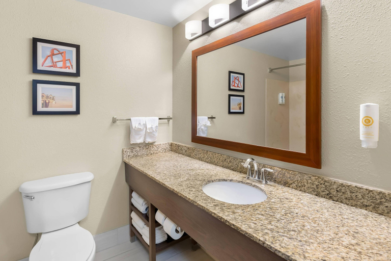 Bathroom 3, Comfort Suites Near Universal Orlando Resort, Orange