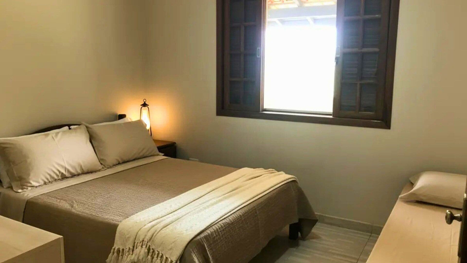 Bedroom 3, Casa de Campo com Piscina e Churrasqueira, Quadra
