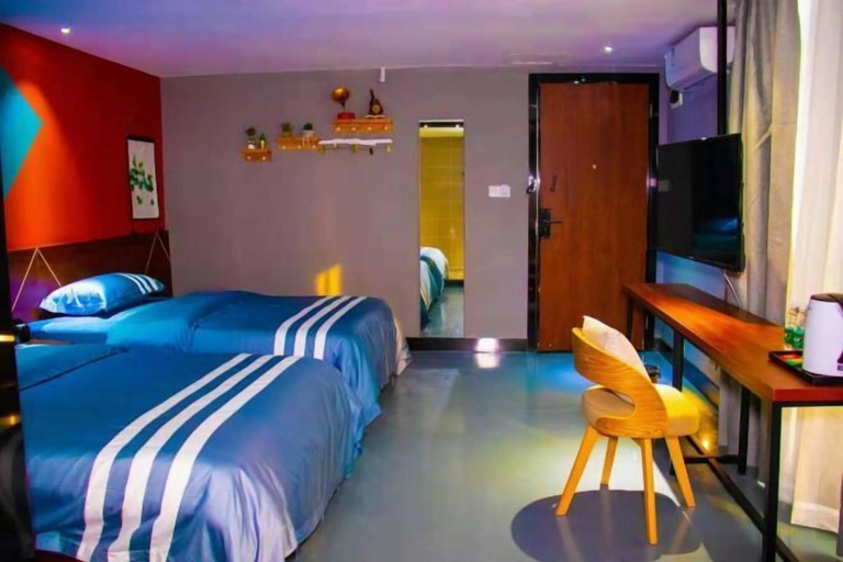 Bedroom 3, Huaijia Art Hotel, Qinzhou